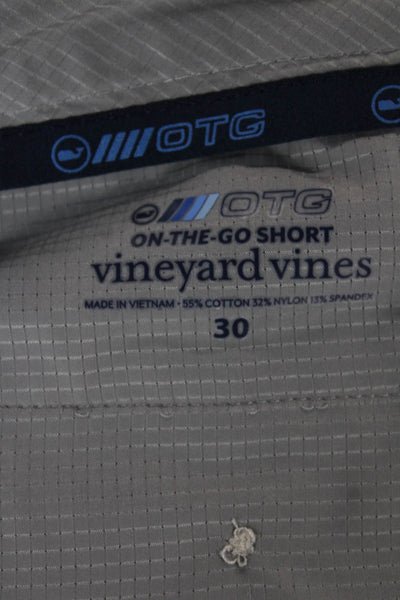 Vineyard Vines Mens Chino Shorts Beige Cotton Button Size 30