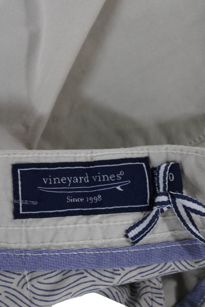 Vineyard Vines Mens Chino Shorts Beige Cotton Size 30
