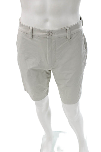 Vineyard Vines Mens Chino Shorts Gray Button Size 30