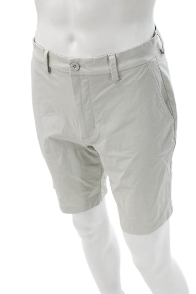 Vineyard Vines Mens Chino Shorts Gray Button Size 30