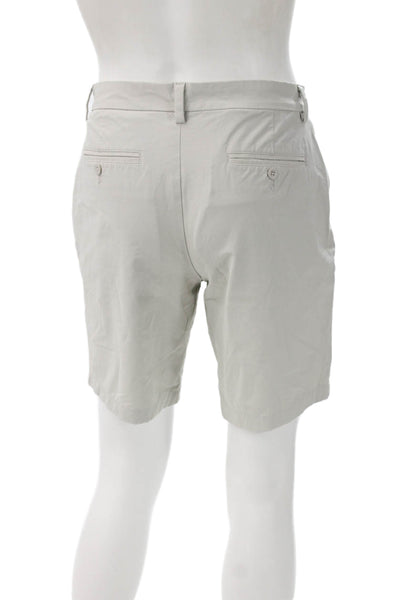Vineyard Vines Mens Chino Shorts Gray Button Size 30