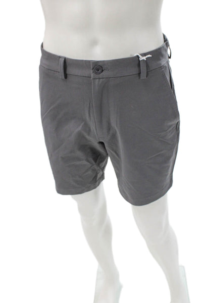 Vineyard Vines Mens Chino Shorts Gray Cotton Size 30