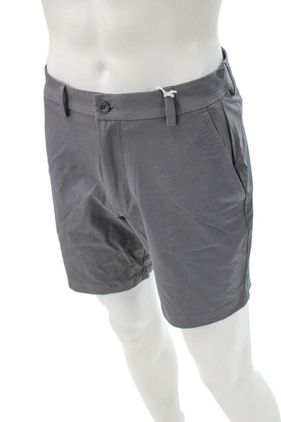 Vineyard Vines Mens Chino Shorts Gray Cotton Size 30