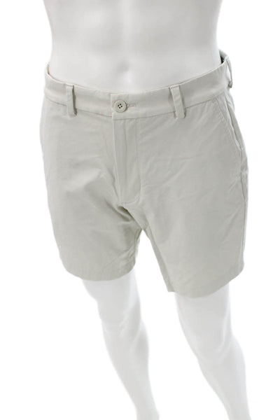 Vineyard Vines Men Chino Shorts Beige Cotton Button Size 30