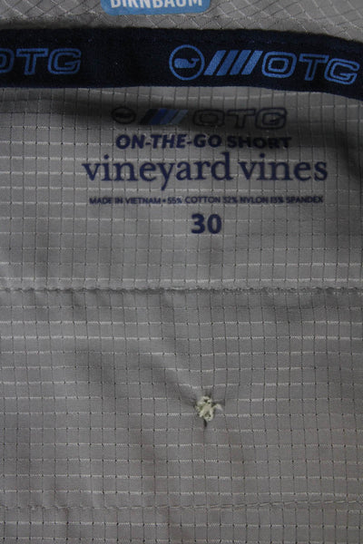 Vineyard Vines Men Chino Shorts Beige Cotton Button Size 30
