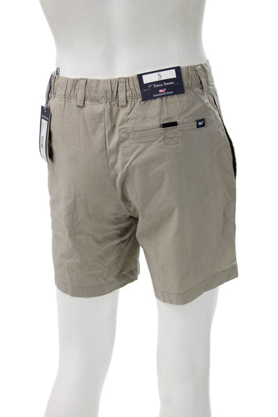Vineyard Vines Mens Chino Shorts Beige Cotton Size S