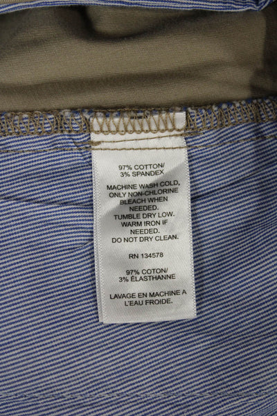 Vineyard Vines Men Beige Chino Pants Cotton Blend Button Size 30