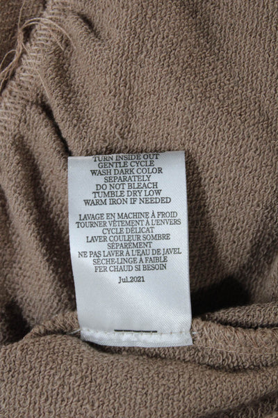 Z Supply Womens Shirt Dress Beige Long Sleeve Collared Button Cotton Size XS