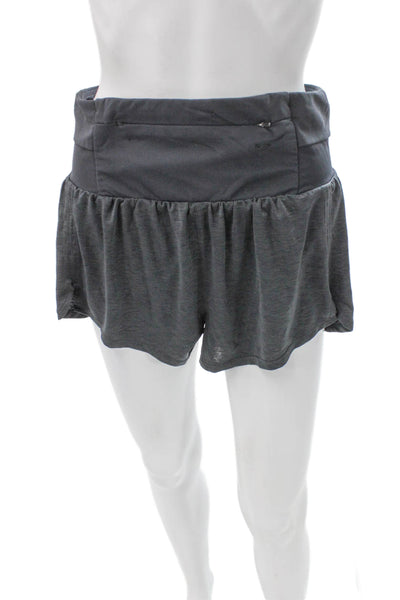 FP Movement Womens Athletic Nylon Skort Gray Pull On Size S