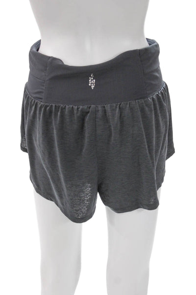 FP Movement Womens Athletic Nylon Skort Gray Pull On Size S