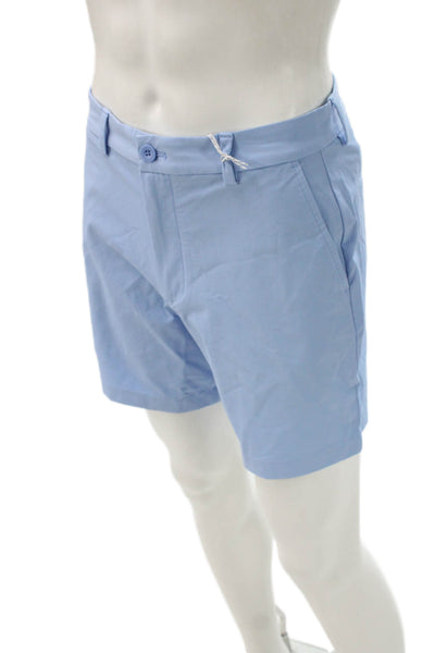 Vineyard Vines Men Athletic Cotton Zip Fly Blue Shorts Size 30