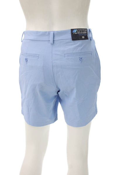 Vineyard Vines Men Athletic Cotton Zip Fly Blue Shorts Size 30