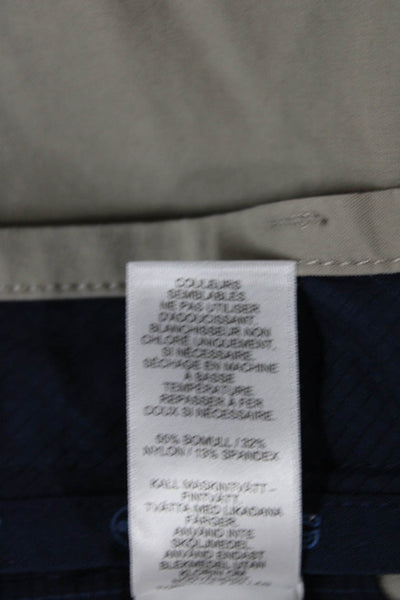 Vineyard Vines Mens Beige Cotton Chino Shorts Button Size 30