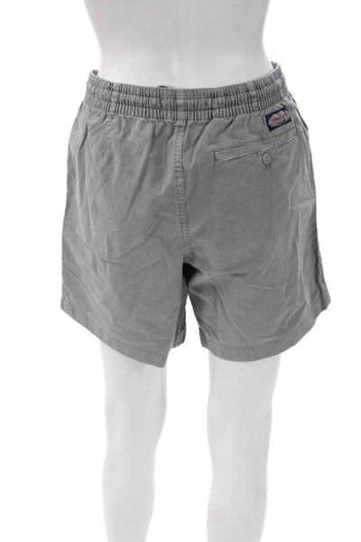 Vineyard Vines Mens Chino Shorts Gray Cotton Drawstring Size S