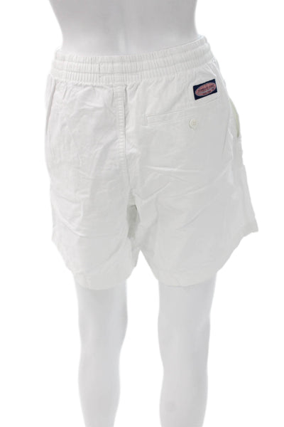 Vineyard Vines Mens White Cotton Sweat Shorts Size S