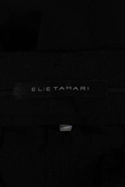 Elie Tahari Women Dress Pants Gray Polyester Zip Size 10