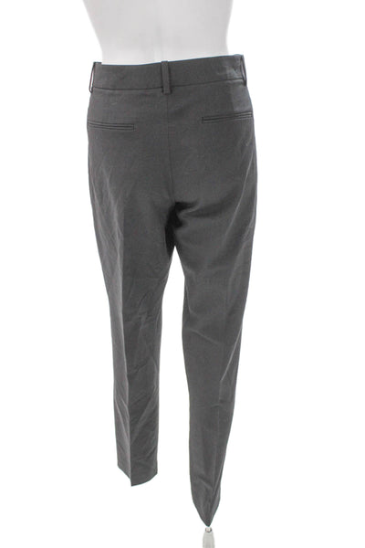 Theory Women Gray Polyester Dress Pants Size 10