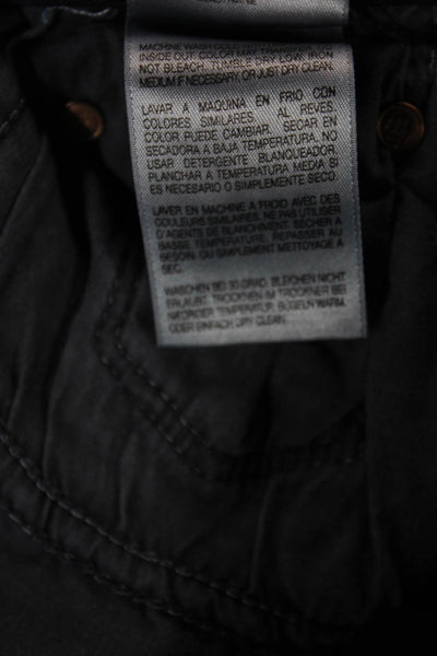 Mother Womens Skinny Jeans Black High Rise Size 30
