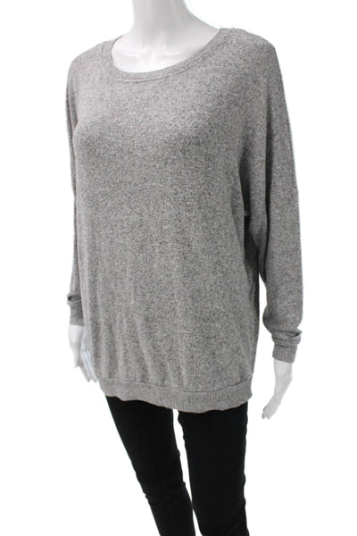 Soft Joie Womens Gray Pullover Sweater Long Sleeve Crew Neck Size XS