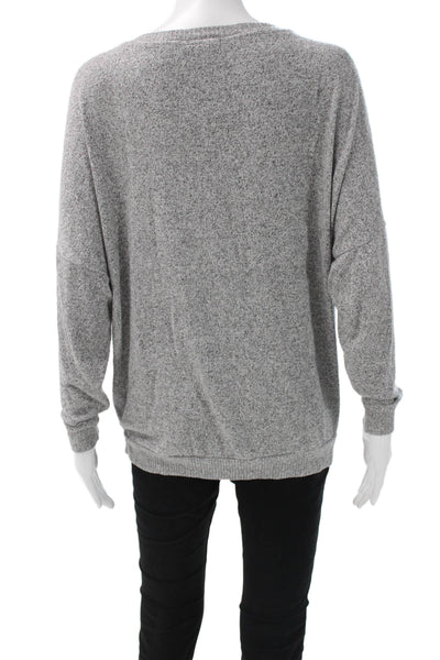 Soft Joie Womens Gray Pullover Sweater Long Sleeve Crew Neck Size XS