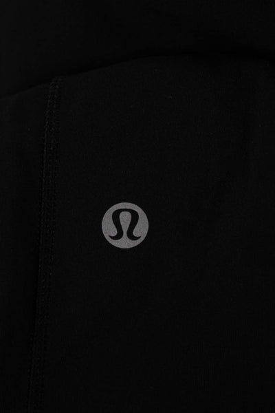 Lululemon Women Capri Leggings Gray Nylon Pull On Size 6