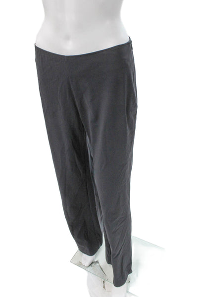 Wolford Women Dress Pants Gray Polyamide Zip Inseam 32 Size 10