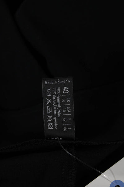 Wolford Women Dress Pants Gray Polyamide Zip Inseam 32 Size 10
