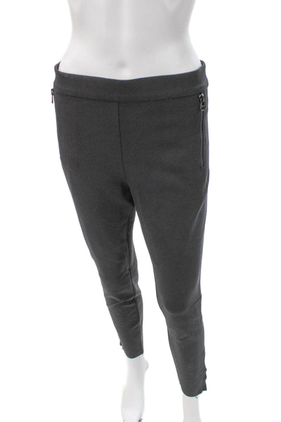Yosemite Women Ankle Leggings Gray Polyester Blend Size 3