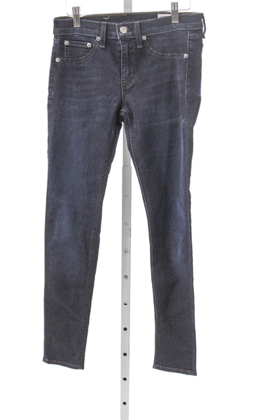 Rag & Bone Womens Skinny Blue Cotton Jeans Size 28