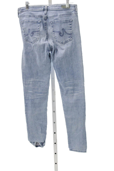 AG Adriano Goldschmied Women Skinny Blue Denim Jeans Size 28