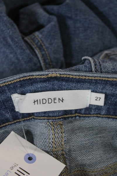 Hidden Womens Blue Skinny Jeans Cotton Size 27