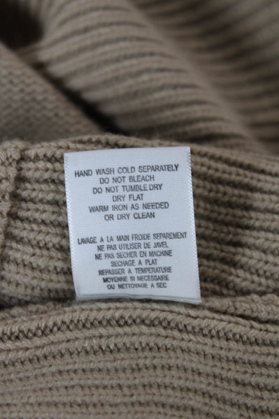 Joie Womens Beige Wool Blend Cardigan Long Sleeve Collared Size XS