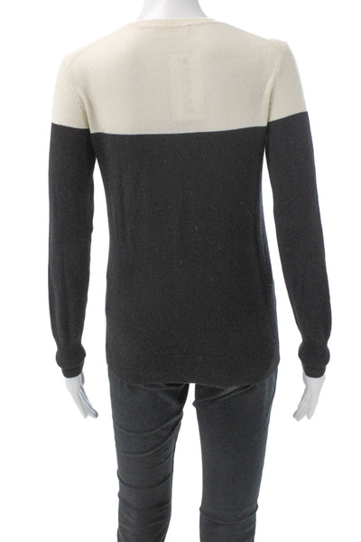 Everlane Womens Cashmere Crewneck Pullover Sweater Ivory Petite Size XS