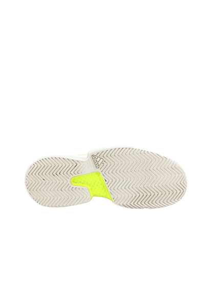 Adidas Womens Ultra Boost Running Sneakers White Neon Yellow Size 9