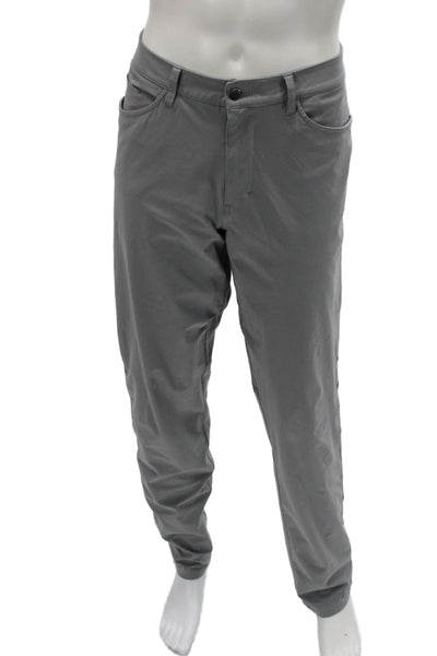 Lululemon Mens Gray Polyester Blend Pants Size 34