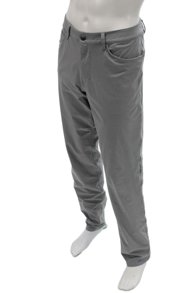 Lululemon Mens Gray Polyester Blend Pants Size 34