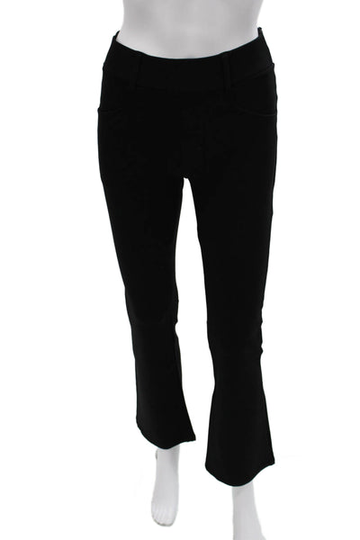 Conceited Women Dress Pants Black Rayon Pull On Solid Size S