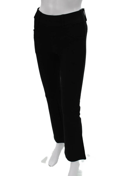 Conceited Women Dress Pants Black Rayon Pull On Solid Size S