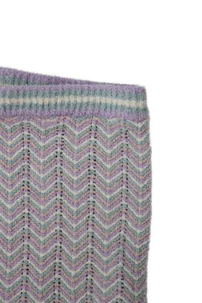 Zimmermann Childrens Girls Polo Sweater Shorts Set Lavender Blue Size 6