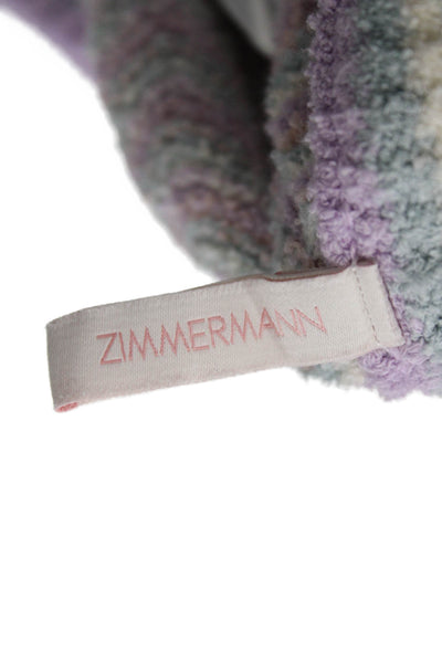 Zimmermann Childrens Girls Polo Sweater Shorts Set Lavender Blue Size 6