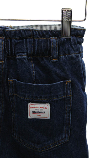 Bonpoint Childrens High Rise Skinny Leg Jeans Blue Size 8