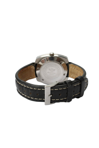 Ricoh Japan Mens Vintage Stainless Steel Atlas TV Automatic Watch 37mm
