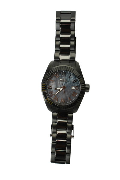 Invicta Womens Black S Steel Oyster Dial Lady Angel 44277 Quartz Watch 40mm