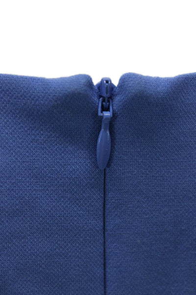 French Connection Womens Mini Square Neck Blue Dress Sleeveless Size 12