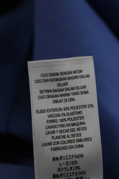 French Connection Womens Mini Square Neck Blue Dress Sleeveless Size 12