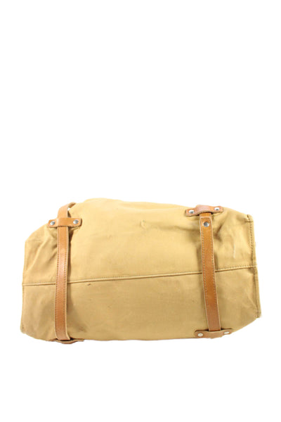Billykirk Mens Large Canvas Open Everyday Tote Bag Beige