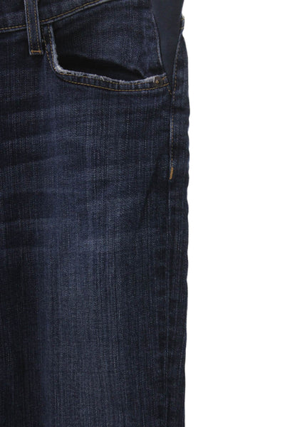 Current/Elliott Women Boyfriend Maternity Jeans Blue Mid Rise 27in Size 28