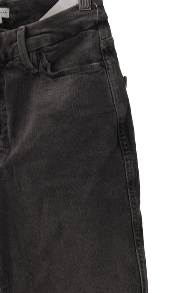 Good American Womens Skinny Jeans Black High Rise Cotton Blend Size 26