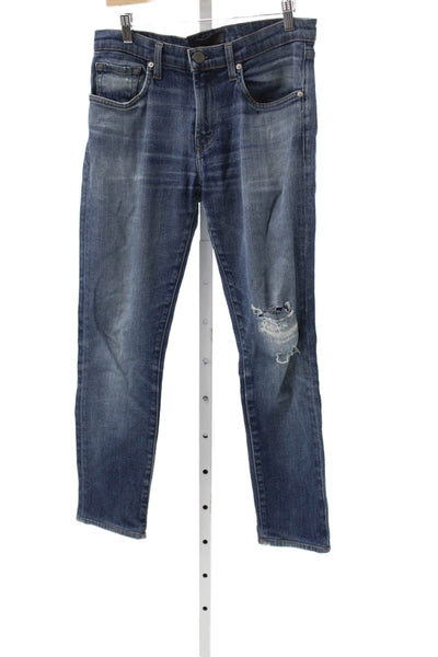 J Brand Mens Skinny Jeans Blue Cotton Button Size 31