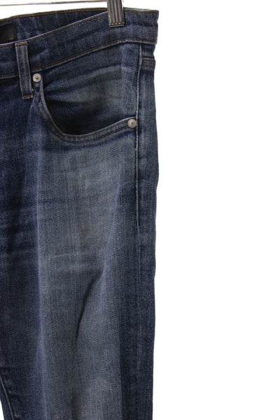 J Brand Mens Skinny Jeans Blue Cotton Button Size 31